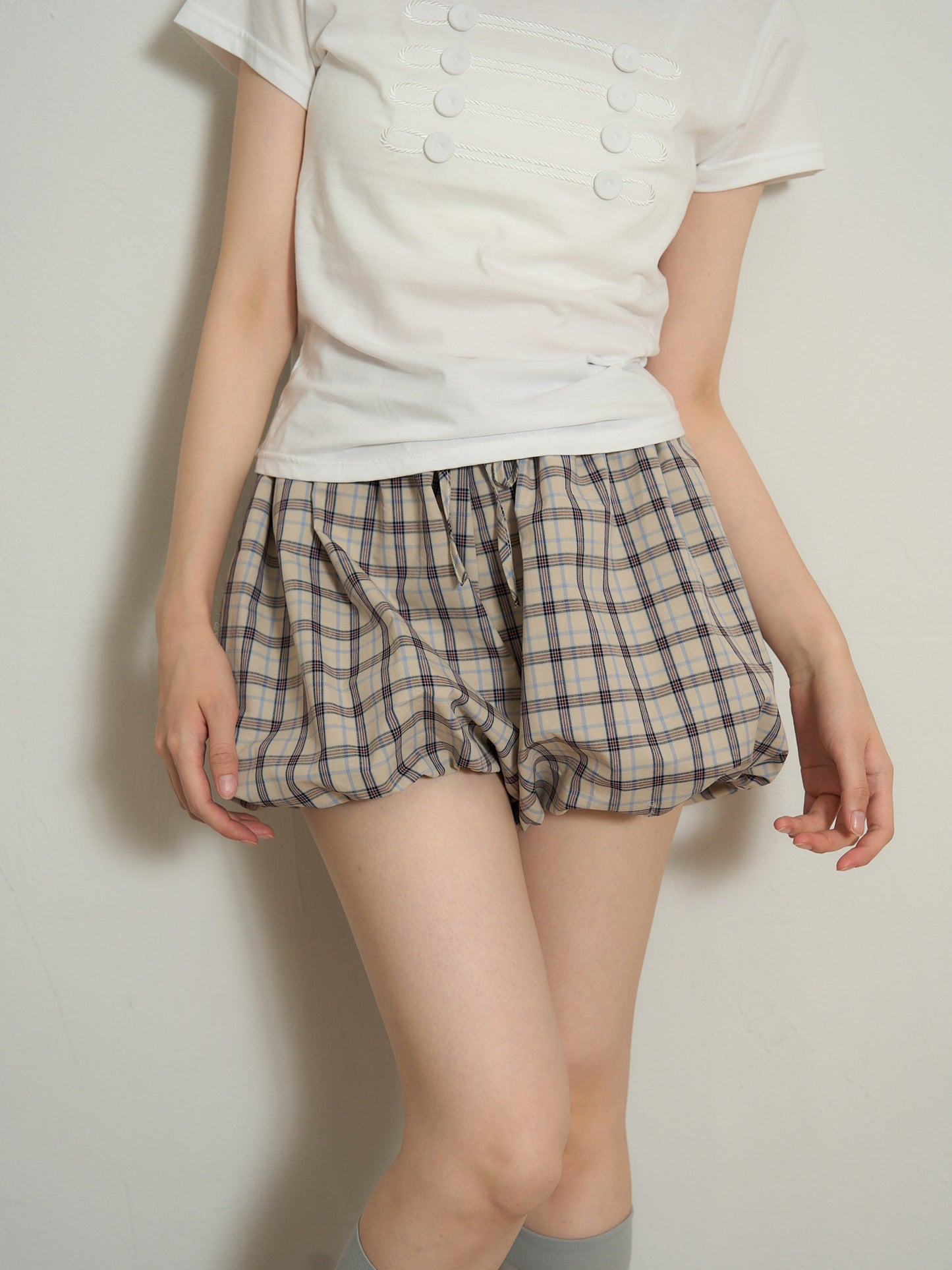 check shirt set
