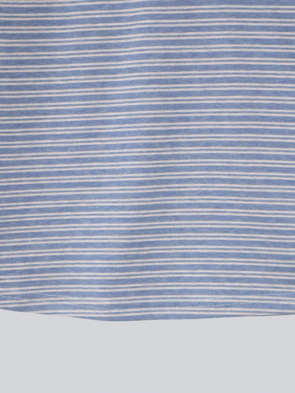 layered striped henley top