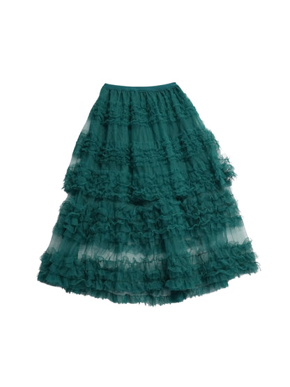 volume frill tiered skirt