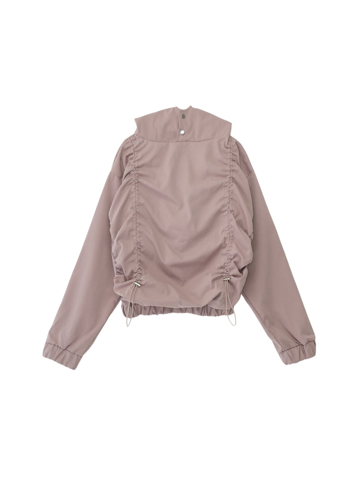 【9月10日発送予定】drawstring gather hoodie