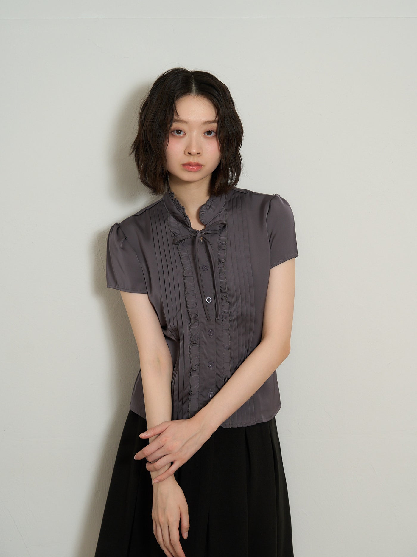 vintage frill  blouse