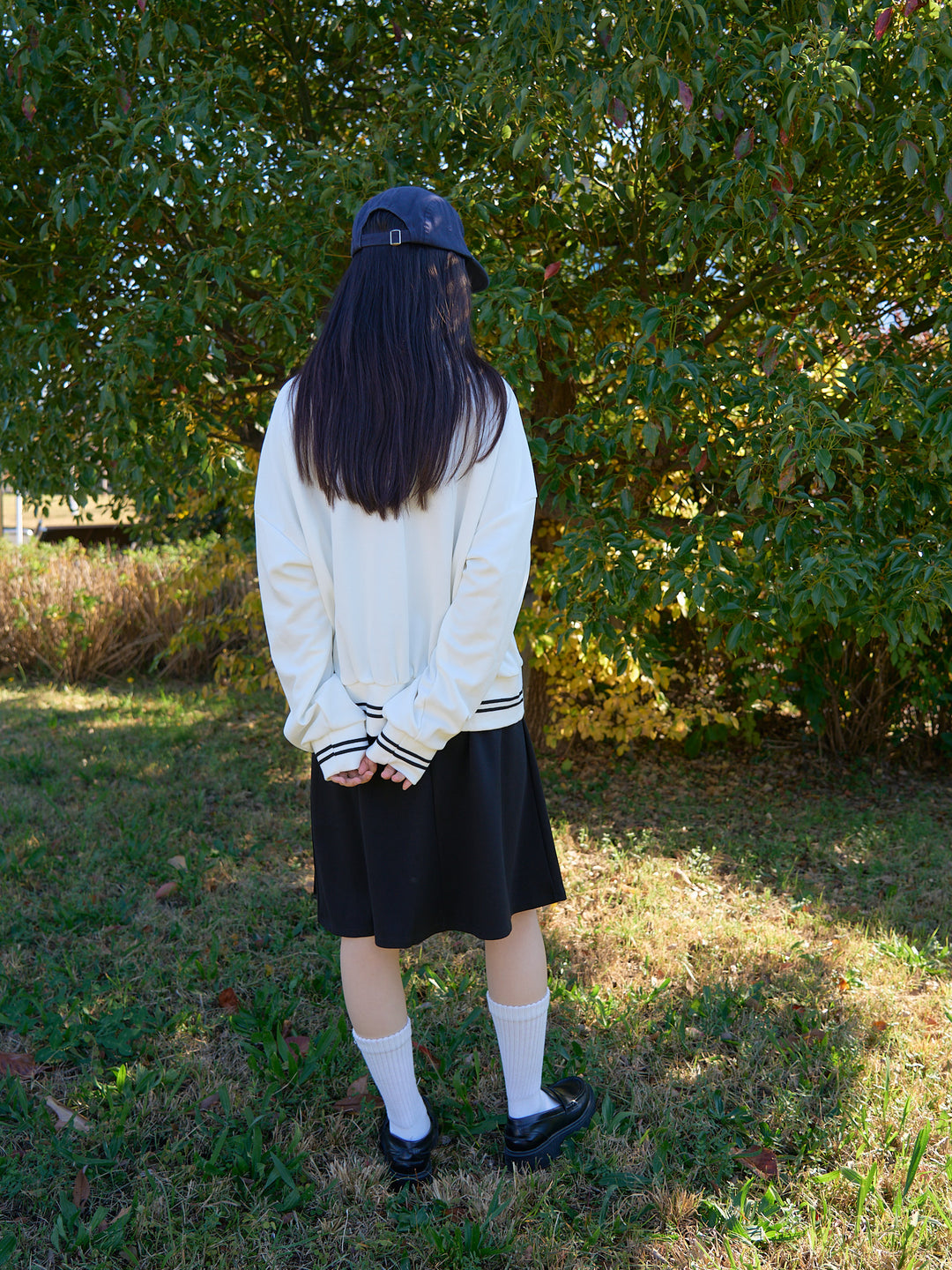 classic midi pleated skirt