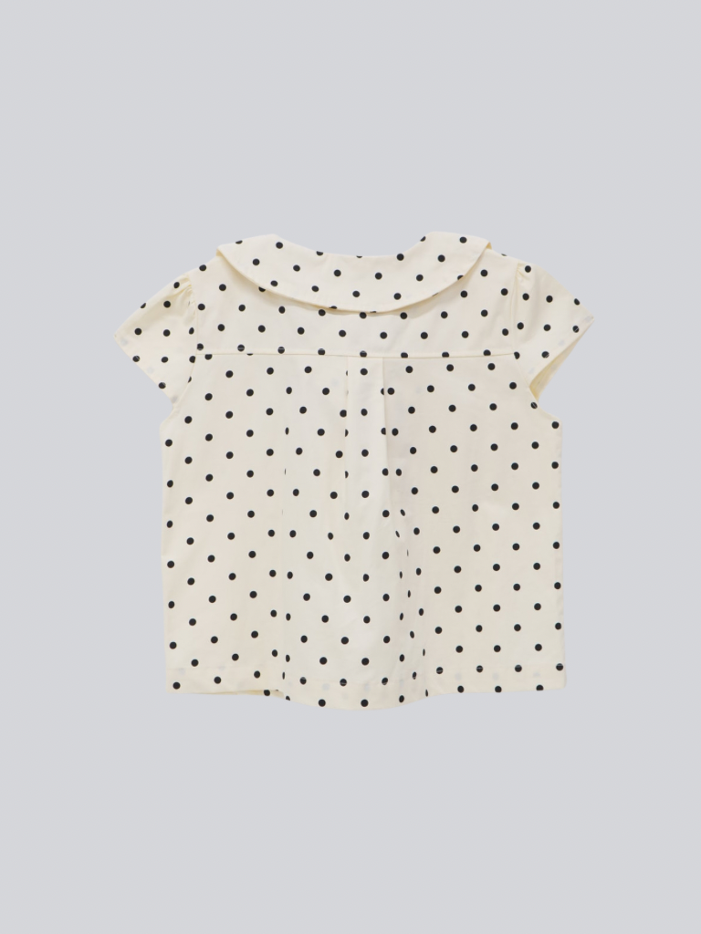dot button blouse