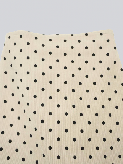 polka dot  midi skirt
