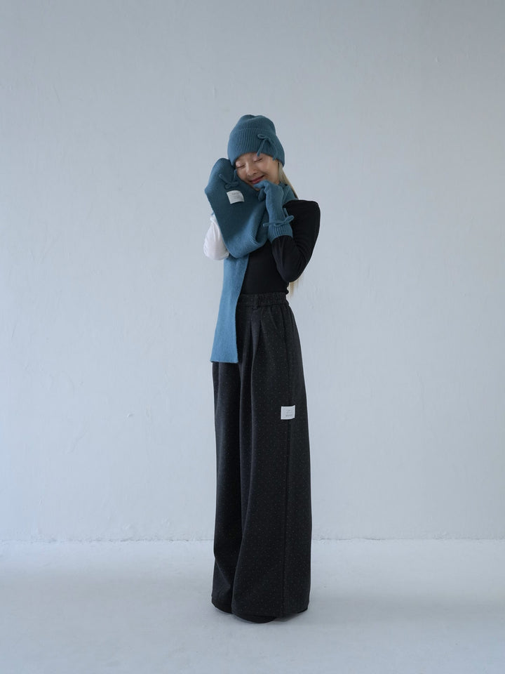 【10月中旬発送予定】ribbon knit 3piece set