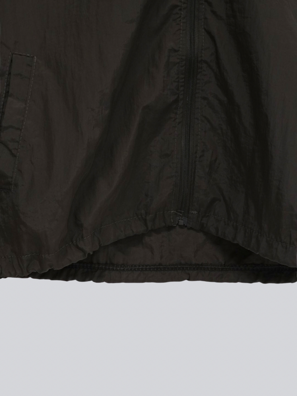 stand collar zip short jacket