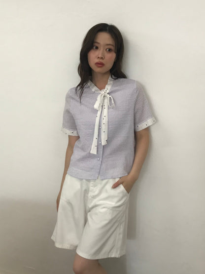 stripe dot shirt