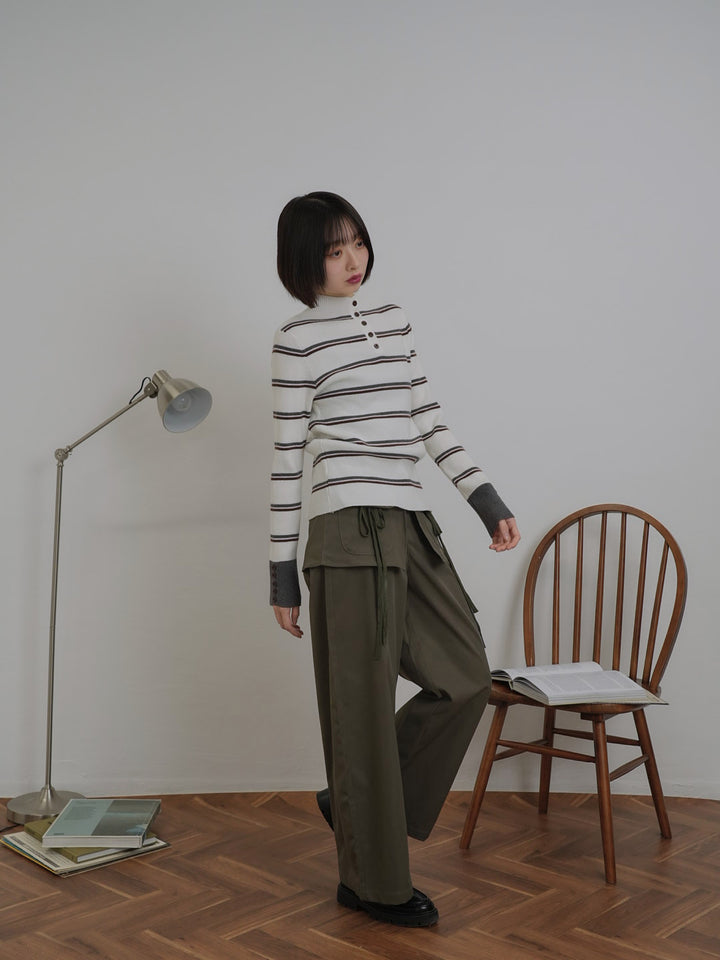 wide cargo pants【1/15発送予定】