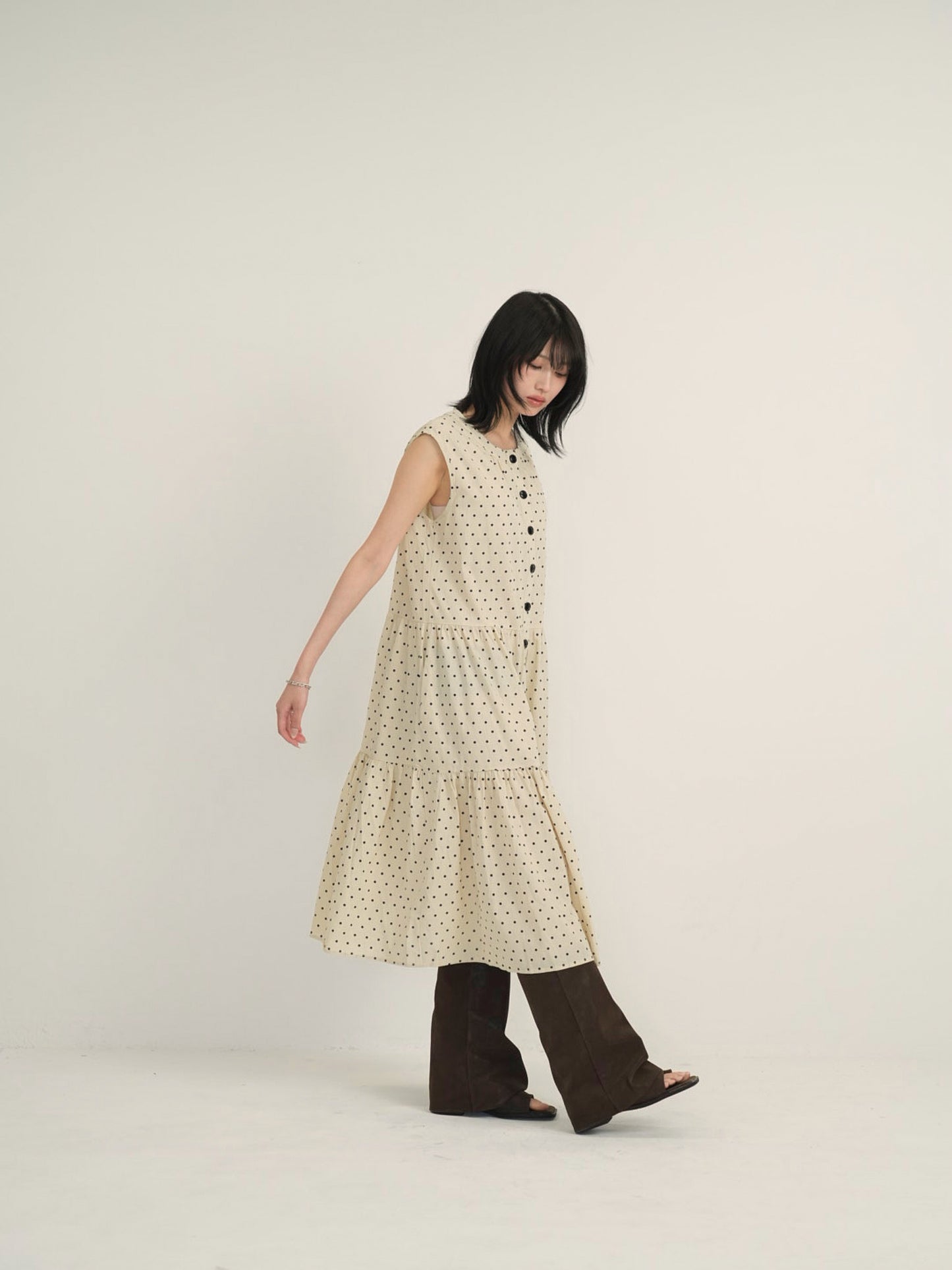 dot line long onepiece