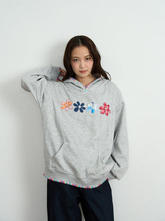 flower patch hoodie
