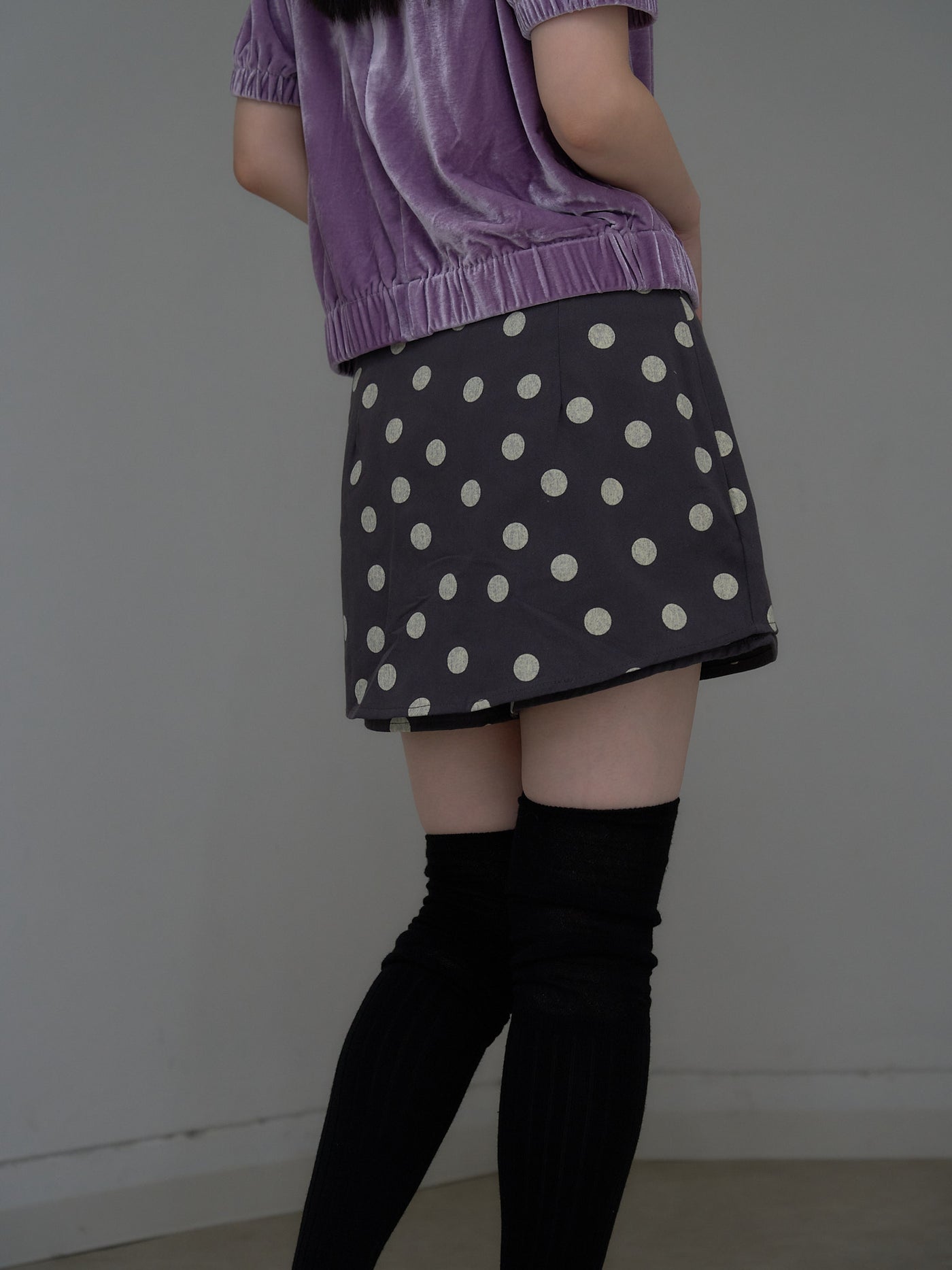 dot print culotte