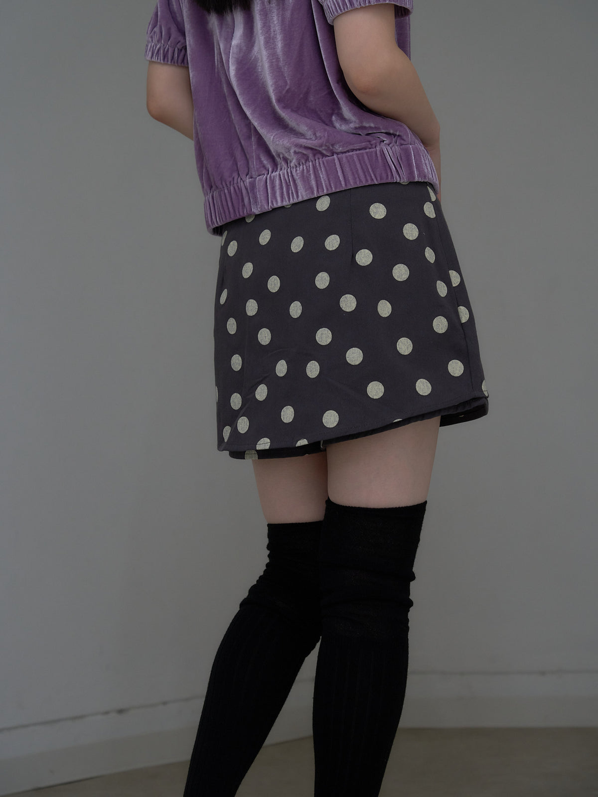 dot print culotte