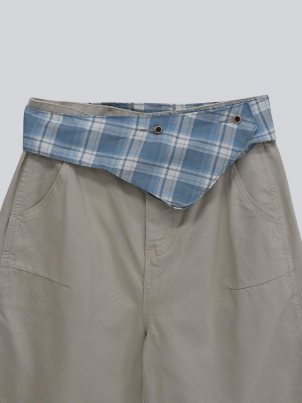 waist check cargo half pants