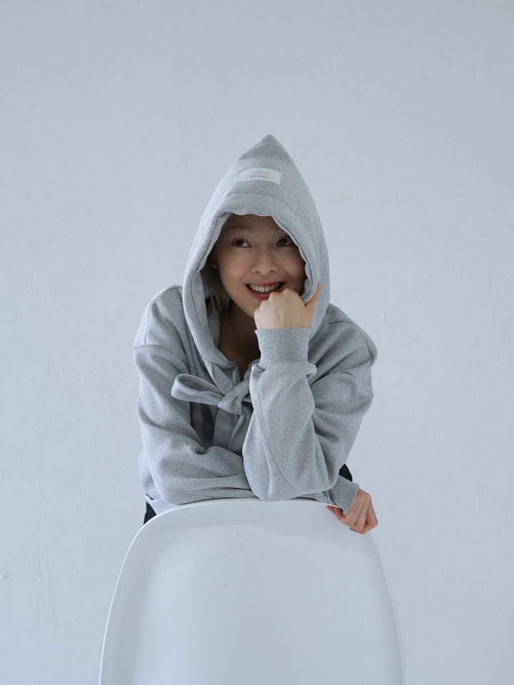 【 10月上旬発送予定 】ribbon zip-up hoodie