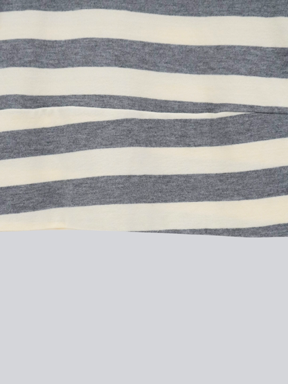 2way neck border knit