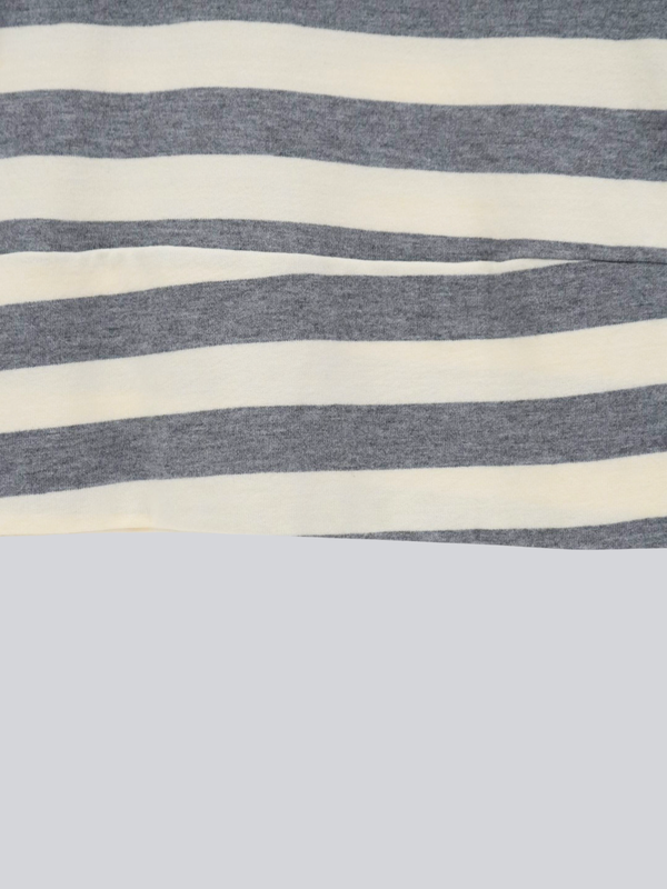 2way neck border knit