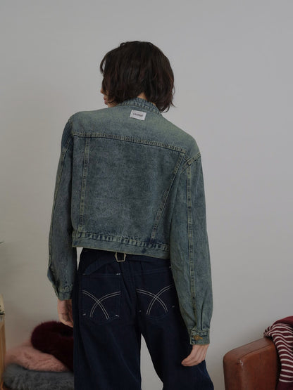 short denim jacket