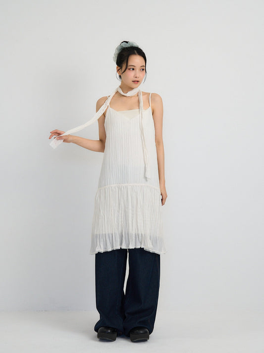 sheer layered dress