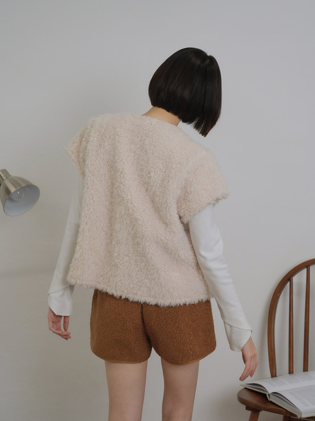 fur knit vest【 1/15 19時発売 】