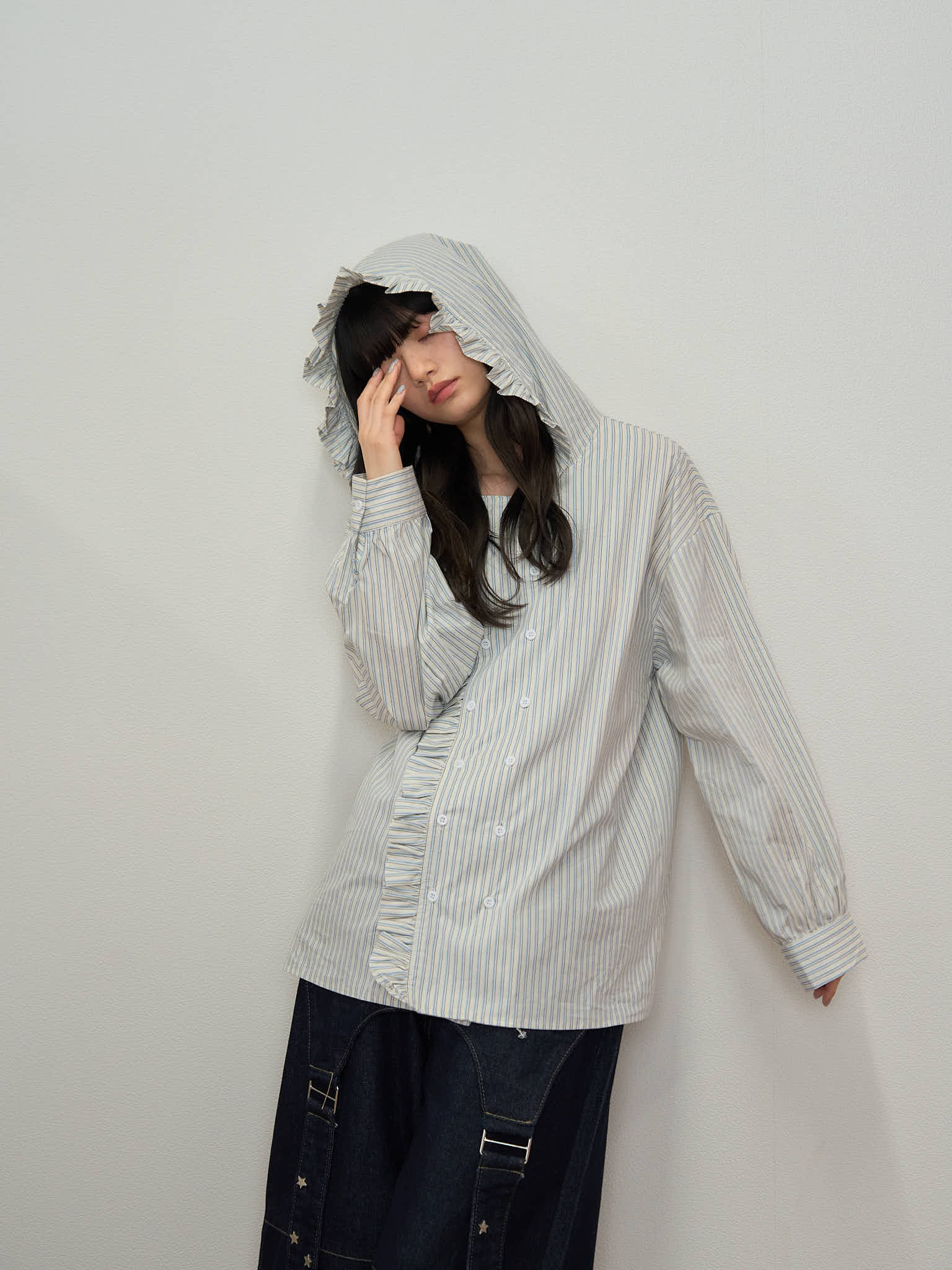 frill hood blouse｜フリルブラウス｜uenui – Uenui