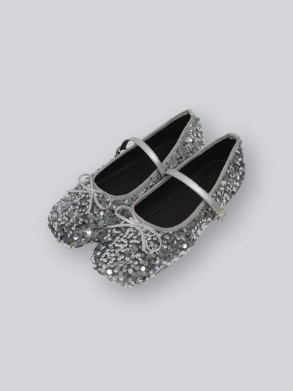 sequin ballet shoes