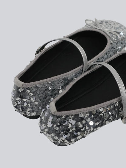 sequin ballet shoes