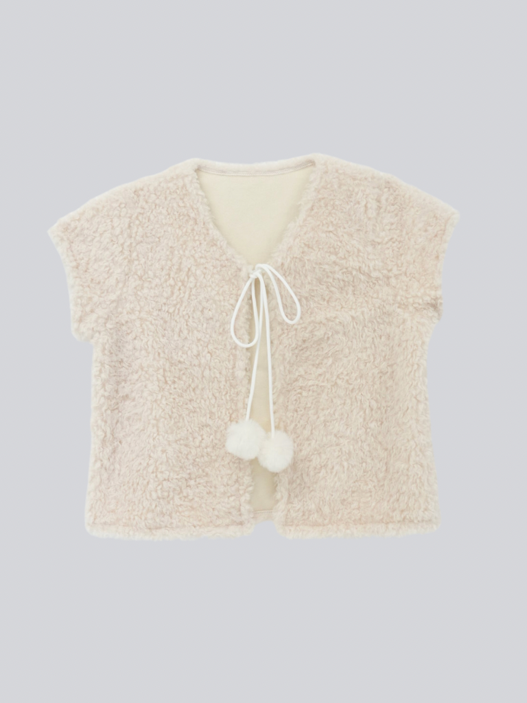fur knit vest【 1/15 19時発売 】