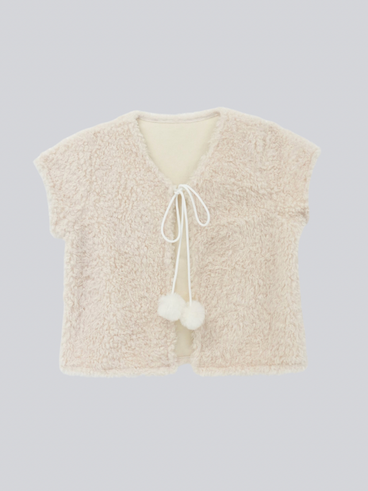 fur knit vest【 1/15 19時発売 】