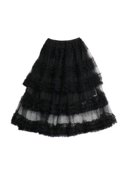 volume frill tiered skirt