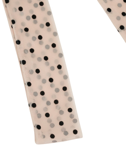 dot sheer scarf