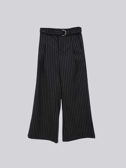 stripe wide pants