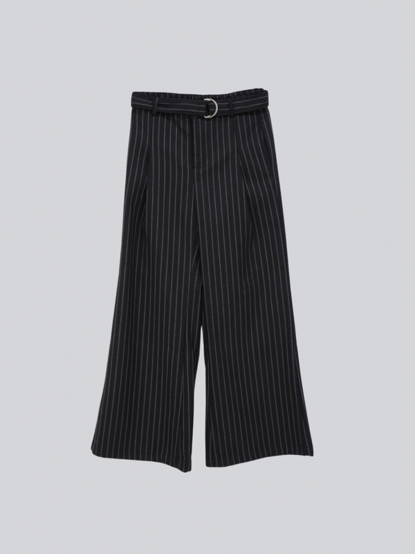 stripe wide pants