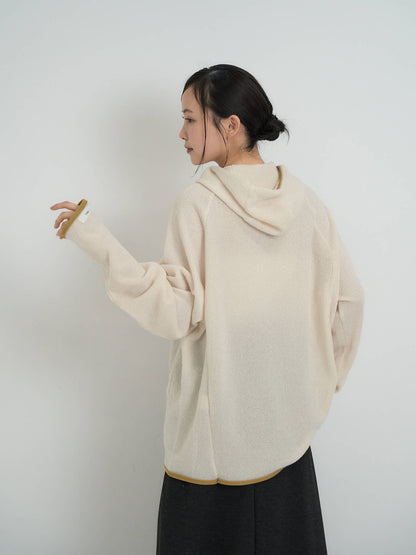 contrast trim ribbed foodie