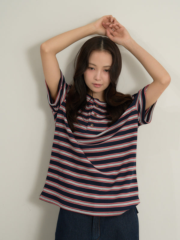 border henley tee