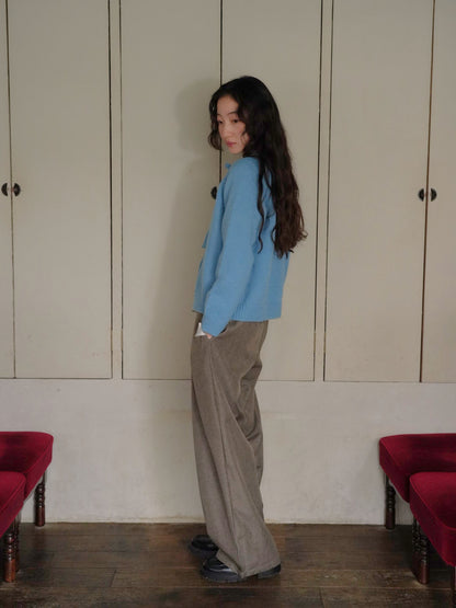 ribbon tie knit cardigan