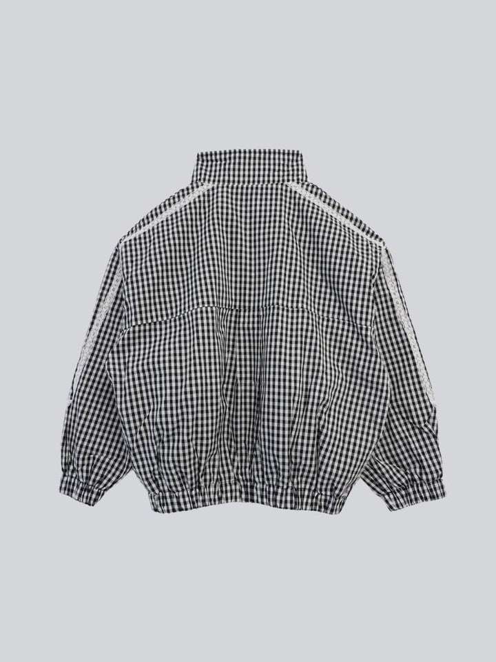 side lace line blouson
