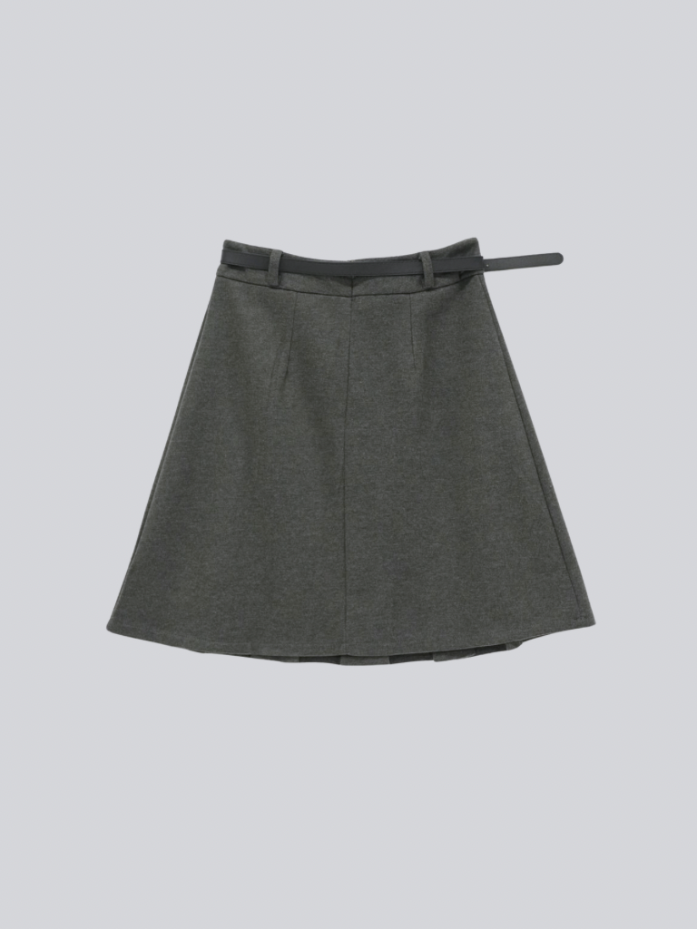 classic midi pleated skirt