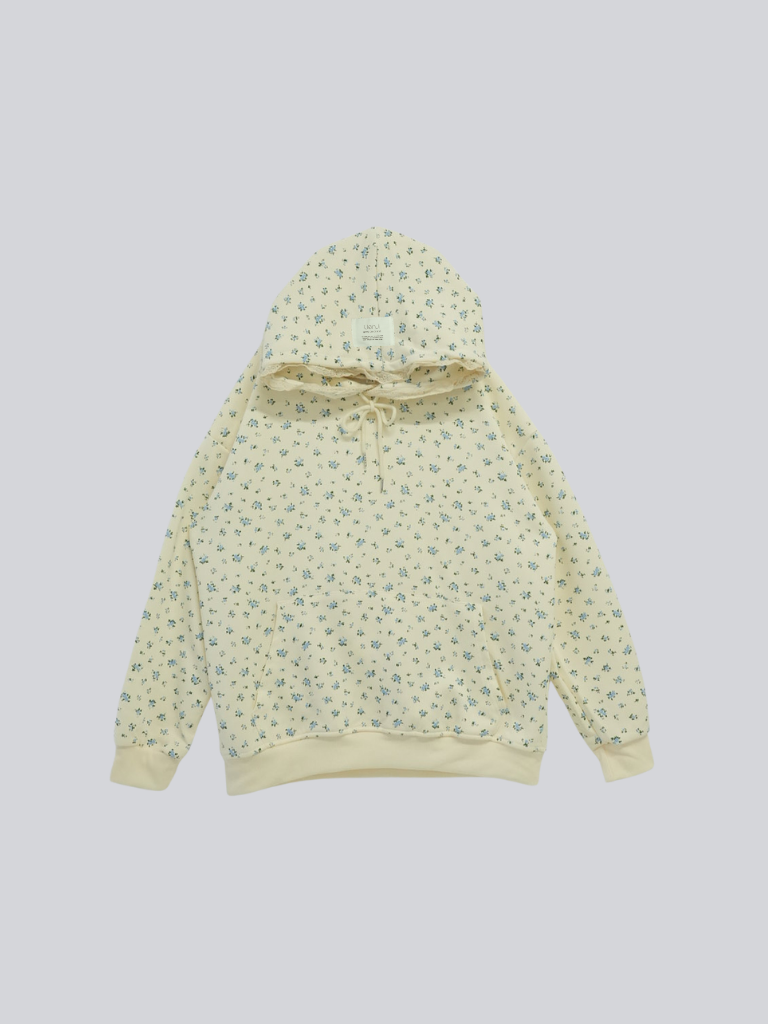 【 10月上旬発送予定 】tiny floral frill hoodie