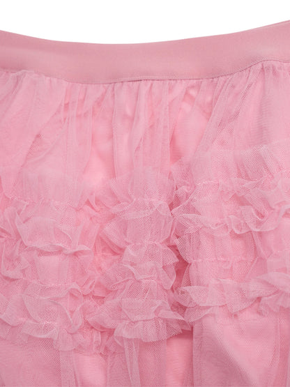 volume frill tiered skirt