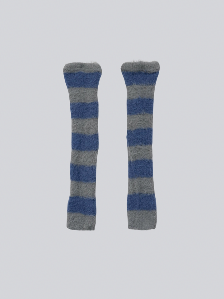 border knit leg warmer