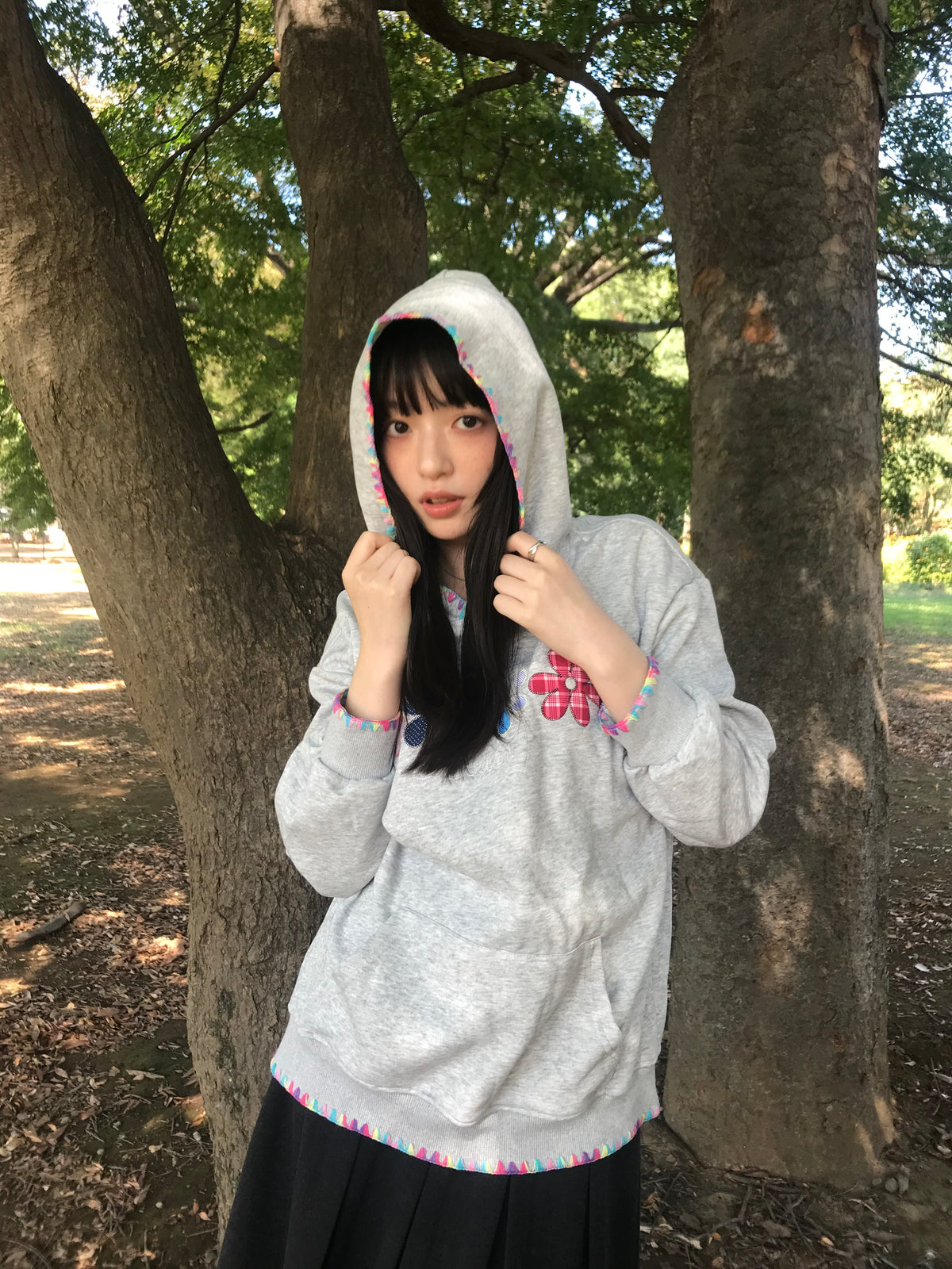 flower patch hoodie