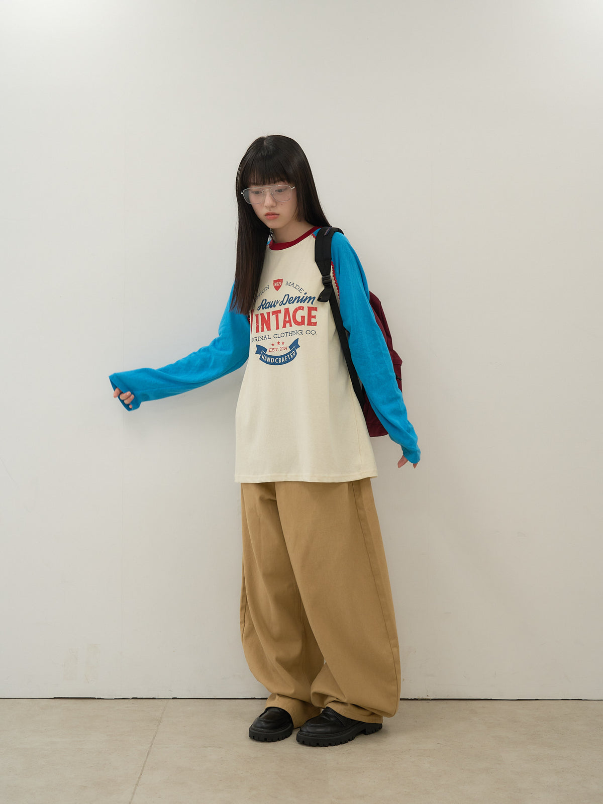 wide color pants