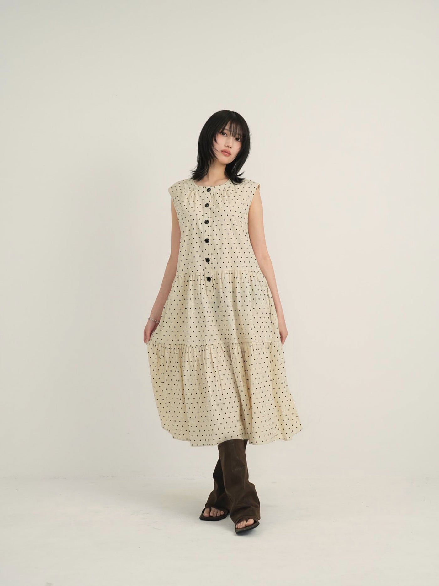 dot line long onepiece