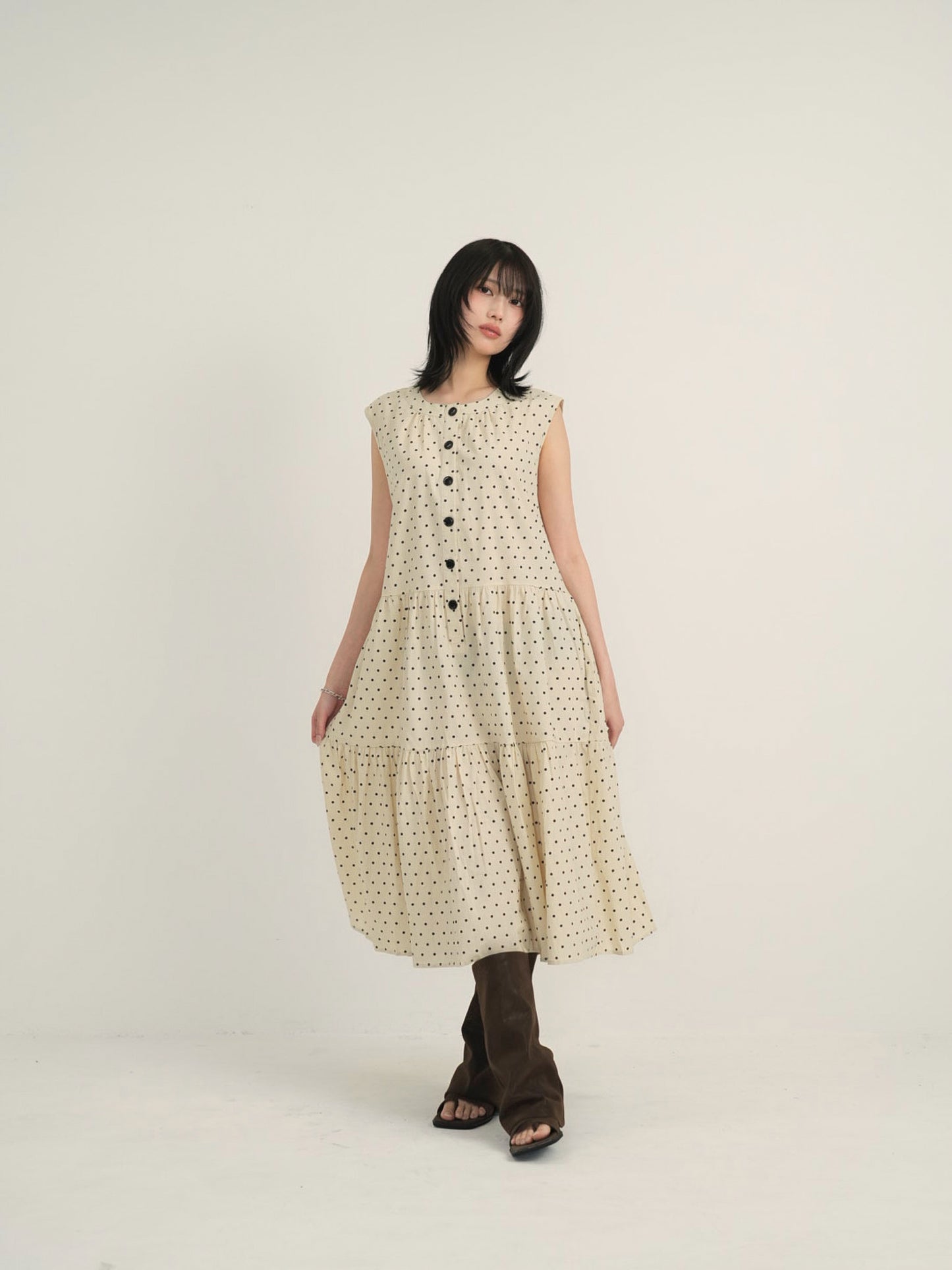 dot line long onepiece