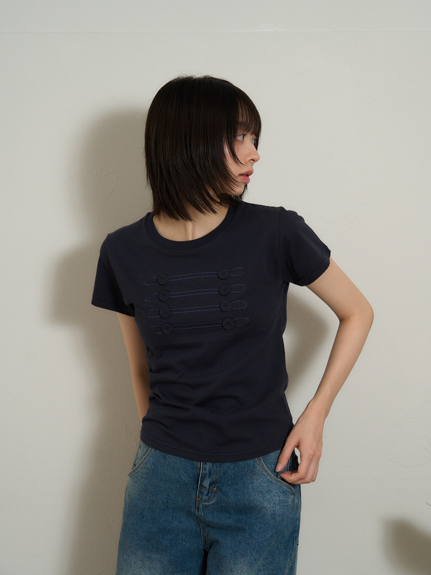 military button tee
