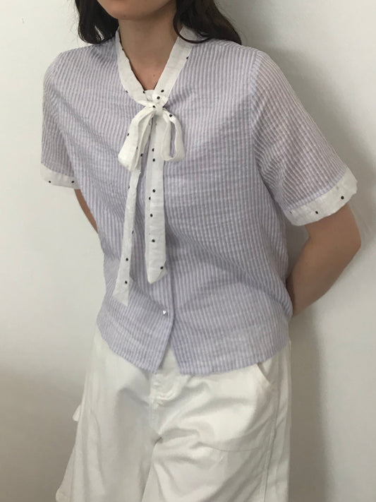 stripe dot shirt