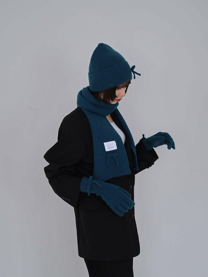 【8月26日発送予定】ribbon knit 3piece set