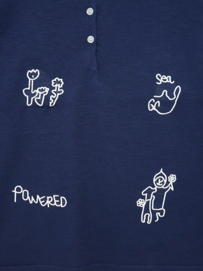 animal sketch polo