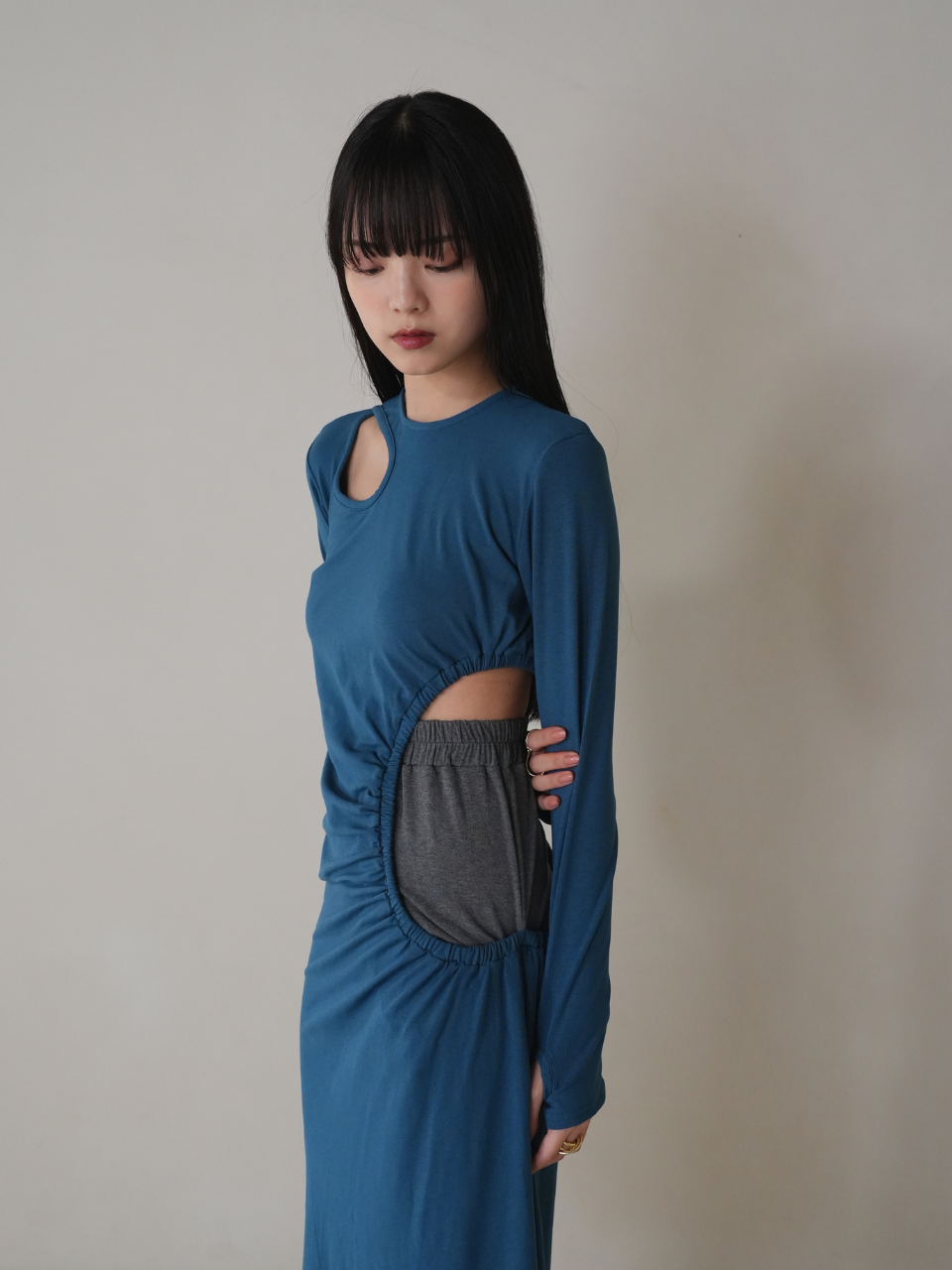 cut out hole one-piece