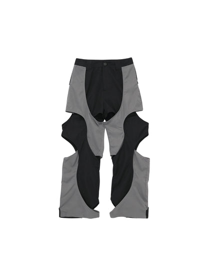 crossing cut pants